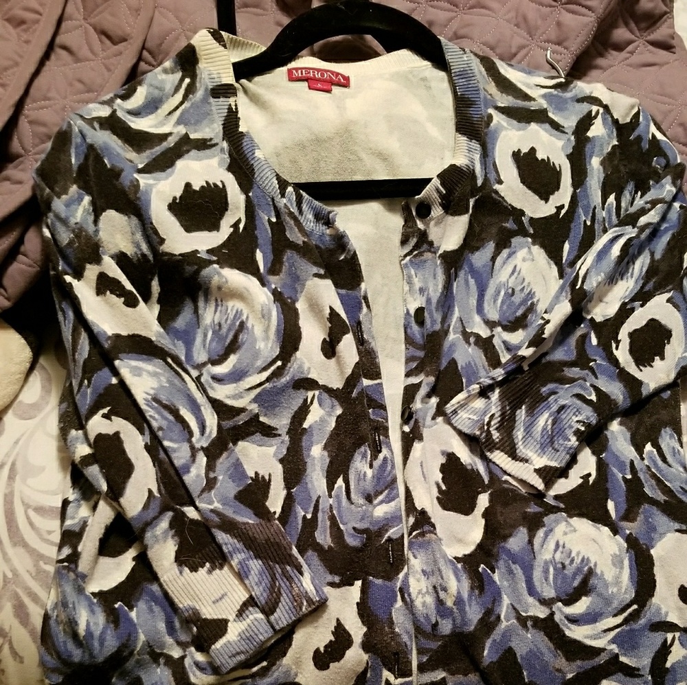 Floral sweater